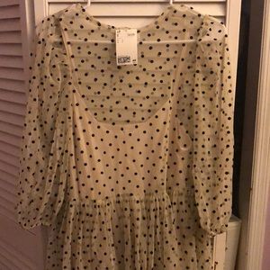 H & M polka dot dress
